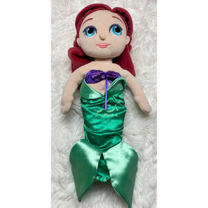 Disney Store Baby Ariel The Little Mermaid 12" Plush Doll Soft Stuffed Toy